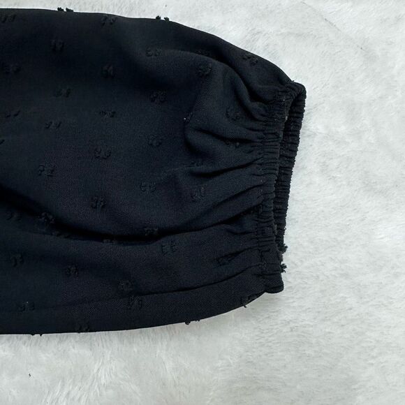 Amazon black eyelet maxi dress size L - Picture 6 of 11